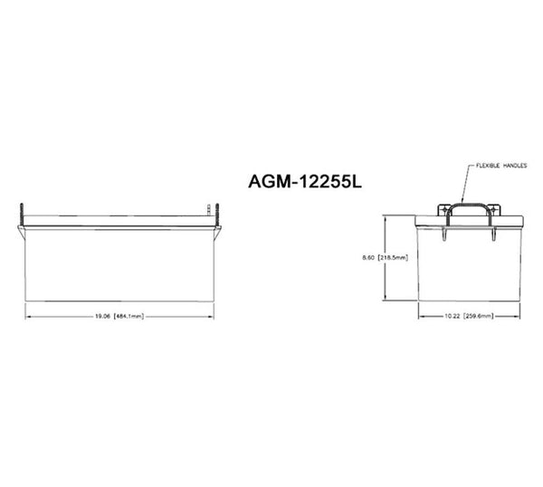 Chairman AGM-12255L - BDBatteries.com