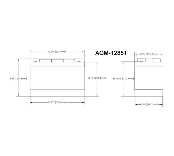 Chairman AGM-1285T - BDBatteries.com
