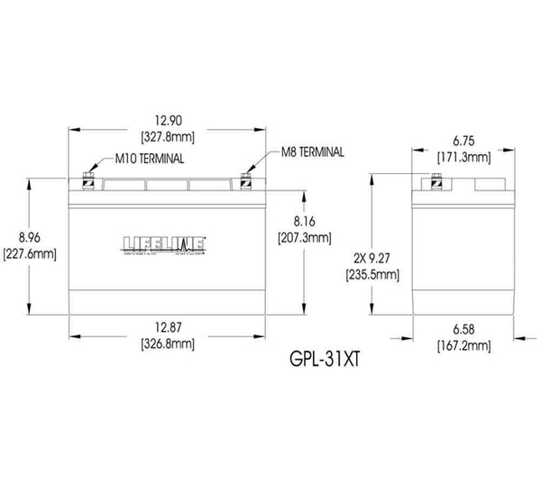Lifeline GPL-31XT - BDBatteries.com