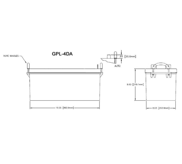 Lifeline GPL-4DA - BDBatteries.com