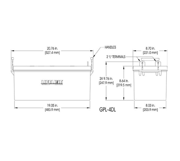 Lifeline GPL-4DL - BDBatteries.com