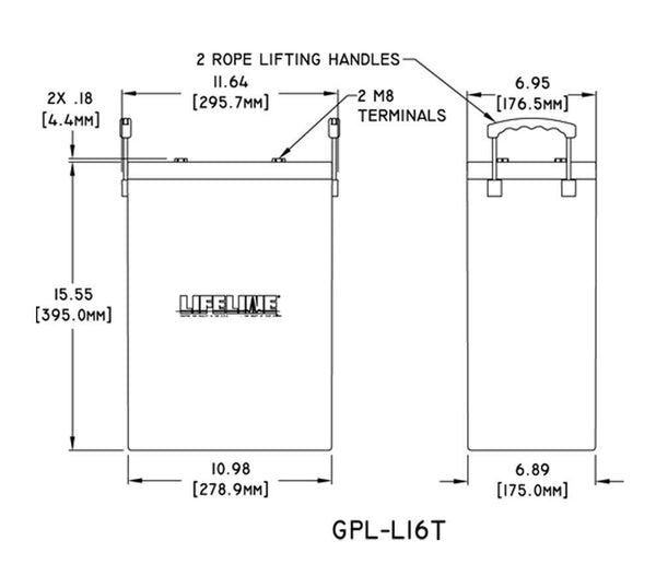 Lifeline GPL-L16T - BDBatteries.com